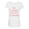 this t shirt belongs to negan Maternity Scoop Neck T-shirt