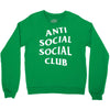 anti social social club White logo Crewneck Sweatshirt