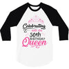 celebrating with the 70th birthday king t shirts 3/4 Sleeve Shirt