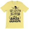 You Cant Scare Me I am Biker Grandpa T-Shirt