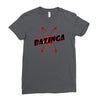 bazinga logo inspired by the big bang theory ideal birthday gift Ladies Fitted T-Shirt