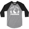 This Girl Loves Pomeranian 3/4 Sleeve Shirt