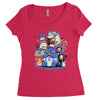 creatures spirits and friends Women's Triblend Scoop T-shirt