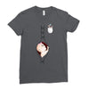 Peek a Boo with Pocket Baby Girl Ladies Fitted T-Shirt