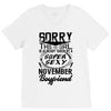 This Girl Is Taken By A Super Sexy November Boyfriend V-Neck Tee