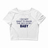 jacksons button Crop Top