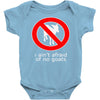 i ain't afraind of no gooats Baby Onesie
