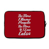 i love cats girls Laptop sleeve