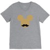 mickey mouse moustache V-Neck Tee