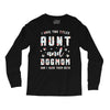 i have two titles aunt and dogmom and i rock them both Long Sleeve Shirts