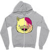 cat Zipper Hoodie