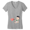 Cute Painter Women's V-Neck T-Shirt