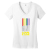 Lightsaber Rainbow Women's V-Neck T-Shirt