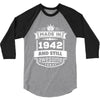 Made In 1942 And Still Awesome 3/4 Sleeve Shirt