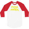 pizza animal funny diet gym gift new 3/4 Sleeve Shirt