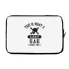 This Is What A Bad Ass Dad Looks Like Laptop sleeve