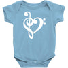 musik notes Baby Bodysuit