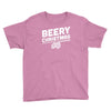 beery christmas hops drinking beer funny Youth Tee
