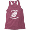 blow me for luck casino Racerback Tank