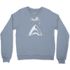 shark attack swimmer Crewneck Sweatshirt
