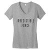 irresitible force Women's V-Neck T-Shirt