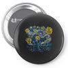 chocolatey night Pin-back button