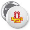 summer time flip flops Pin-back button