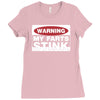 warning my farts Ladies Fitted T-Shirt