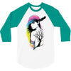 rainbow girl 3/4 Sleeve Shirt