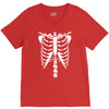 halloween skeleton V-Neck Tee