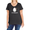 is it Unicorn Ladies Curvy T-Shirt