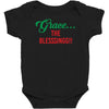 grace the blesssingg!! Baby Bodysuit