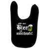gibt mir bier ich unterhopfe  funny Baby Bibs