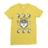 merry wolfmas Ladies Fitted T-Shirt