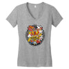 pokemon style dodge ball league Women's V-Neck T-Shirt