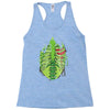 skeletal halloween Racerback Tank