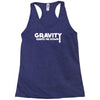 gravity keeps me down Racerback Tank
