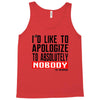 conor mcgregor apologize ufc mma notorious Tank Top