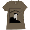 I Want To Believe (f243) Ladies Fitted T-Shirt