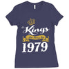 kings are born in 1979 Ladies Fitted T-Shirt