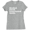 kiedes flea frusciante smith Ladies Fitted T-Shirt