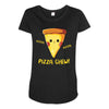 pizza chew! Maternity Scoop Neck T-shirt
