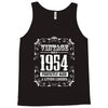 vintage made in 1954 perfectly aged a living legend Tank Top
