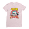 wake me up when it's friday Ladies Fitted T-Shirt
