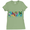 jake paulers cool colors Ladies Fitted T-Shirt