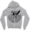 surf and shine Zipper Hoodie