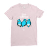 shit happens Ladies Fitted T-Shirt