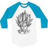 goku 2 3/4 Sleeve Shirt