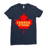 canada strong Ladies Fitted T-Shirt