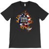 American Flag Q Fire T-Shirt